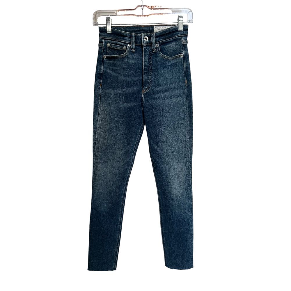 rag & bone Women's Skinny Jeans - Dark Blue 24